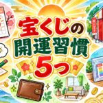 宝くじの開運習慣5つ