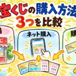宝くじの購入方法3つ｜売り場・ネット購入・購入代行の比較