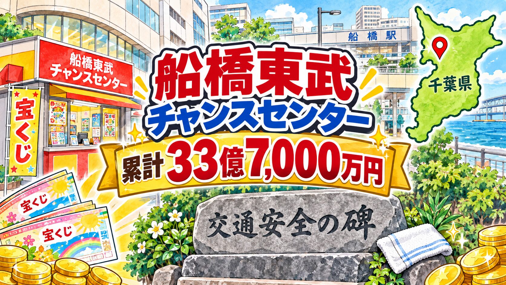 船橋東武チャンスセンター(千葉県船橋市・東武百貨店船橋店前)