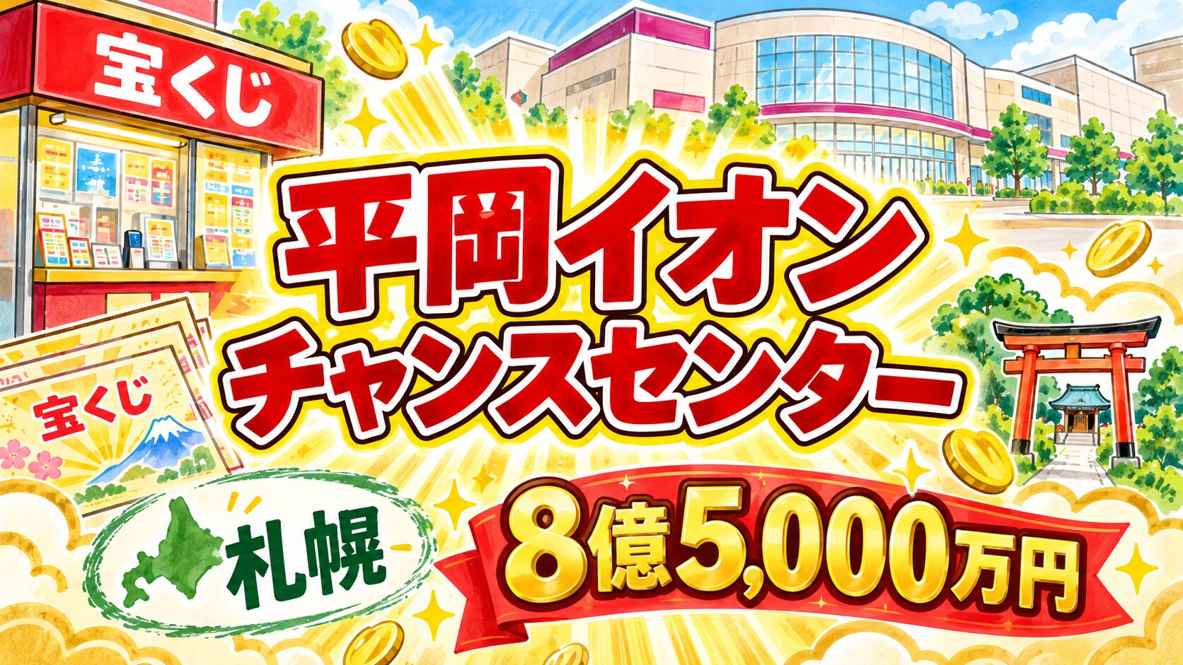 平岡イオンチャンスセンター｜札幌・8億5,000万円