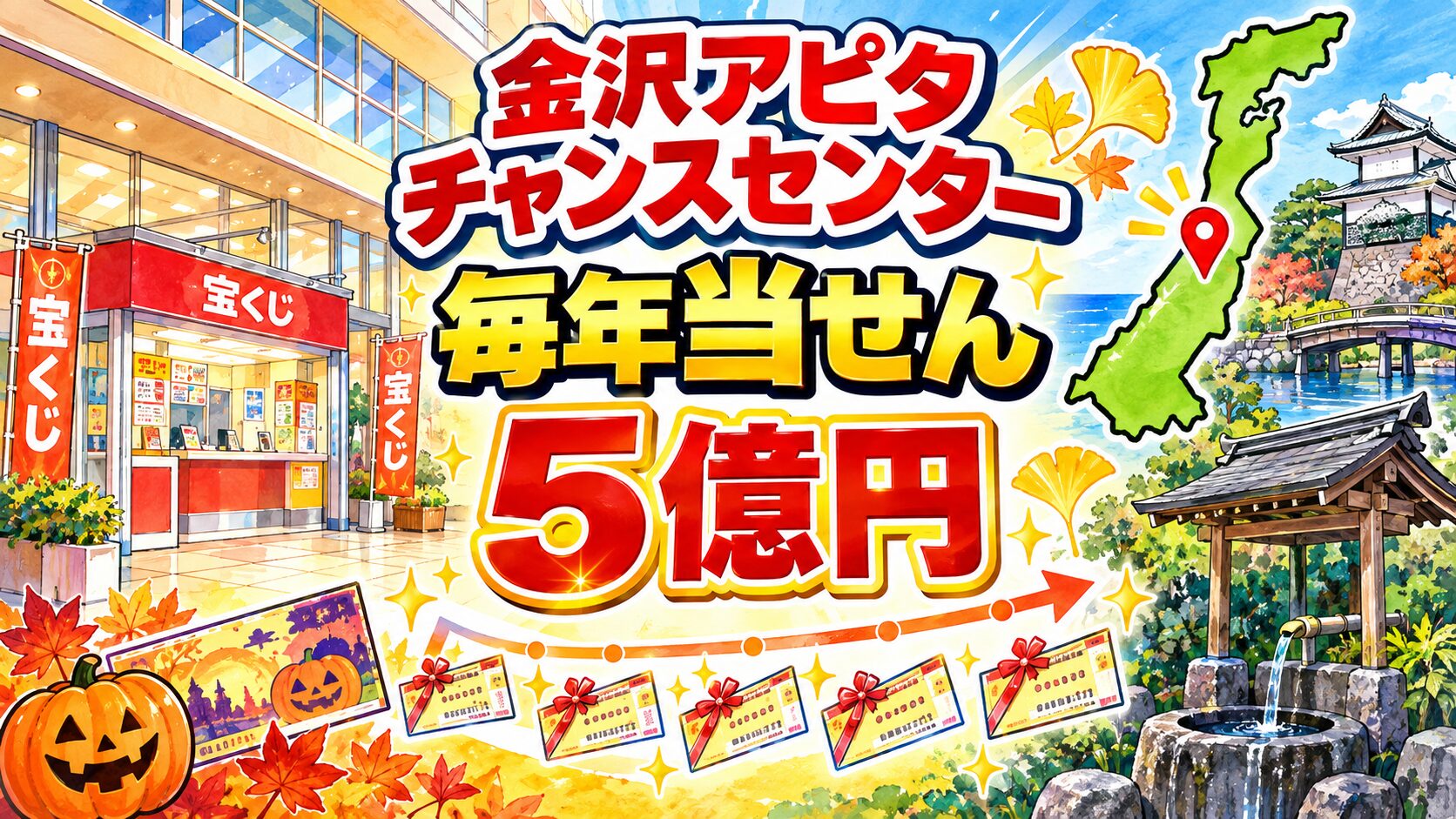 金沢アピタチャンスセンター(石川県金沢市・アピタ金沢店正面入口前)