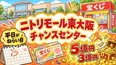 ニトリモール東大阪チャンスセンター｜平日がねらい目