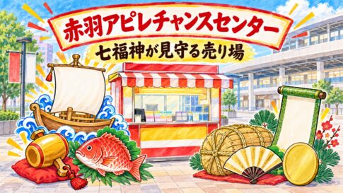 赤羽アピレチャンスセンター｜七福神が見守る売り場
