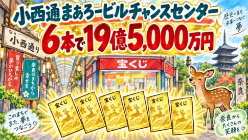 小西通まあろービルチャンスセンター|6本で19億5,000万円