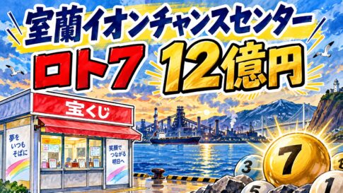 室蘭イオンチャンスセンター｜ロト7 12億円