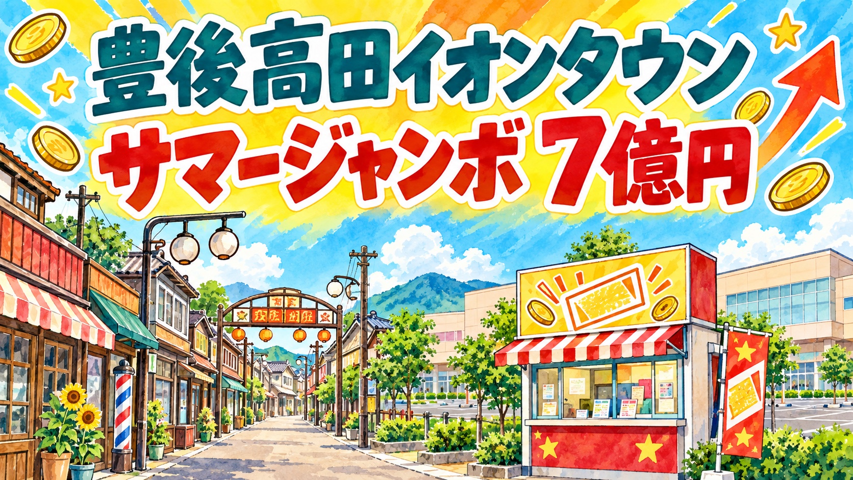豊後高田イオンタウン|サマージャンボ7億円