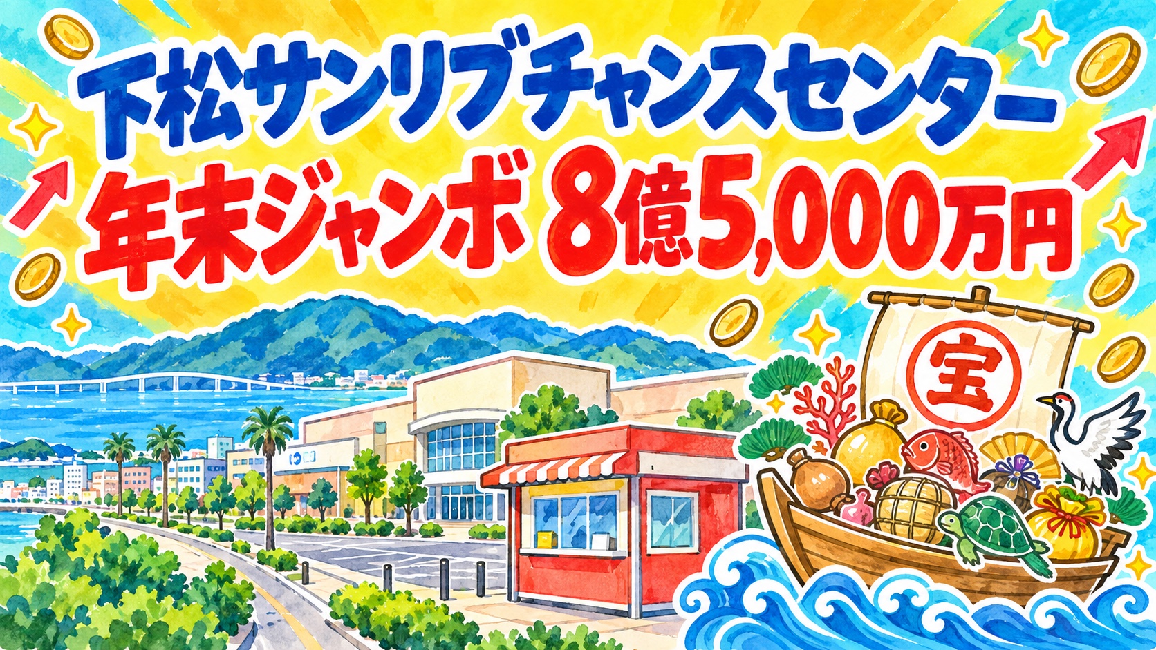 下松サンリブチャンスセンター｜年末ジャンボ8億5,000万円