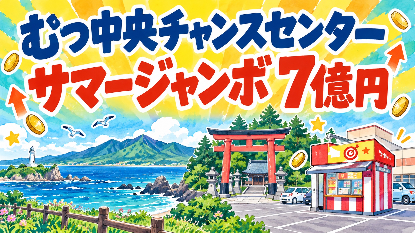 むつ中央チャンスセンター|サマージャンボ7億円