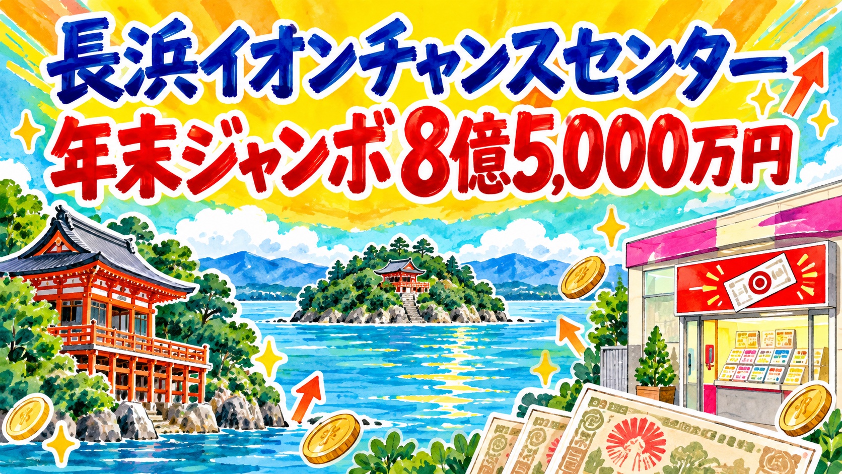 長浜イオンチャンスセンター｜年末ジャンボ8億5,000万円