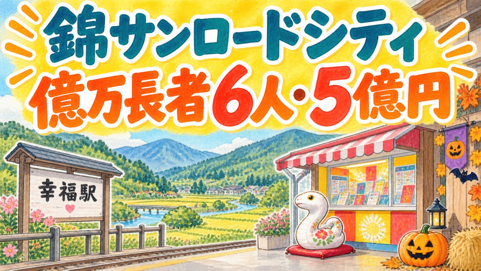 錦サンロードシティチャンスセンター|億万長者6人・5億円