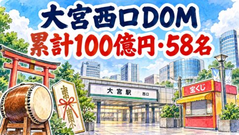 大宮西口DOMチャンスセンター｜累計100億円・億万長者58名