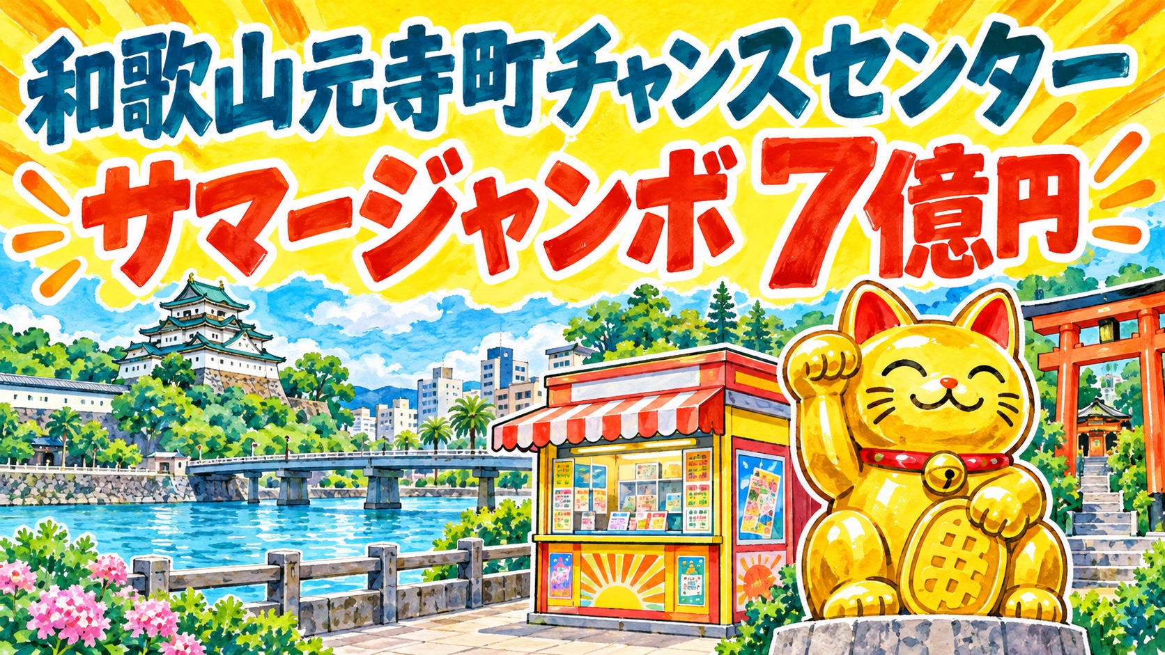 和歌山元寺町チャンスセンター|サマージャンボ7億円