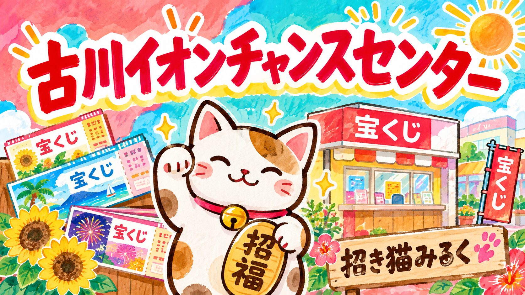 古川イオンチャンスセンター(宮城県大崎市・イオン古川店 西口)