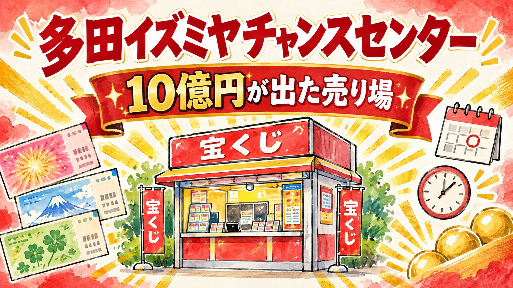 多田イズミヤチャンスセンター(兵庫県川西市・イズミヤ多田店前)